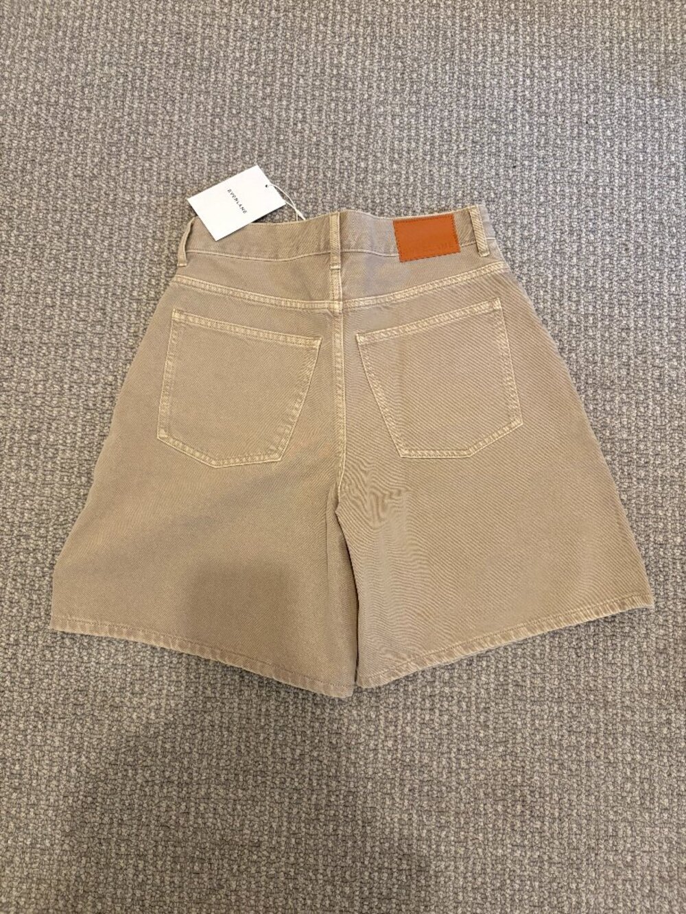 Everlane Long A Line Denim Short Trench 27R New w/Tag
